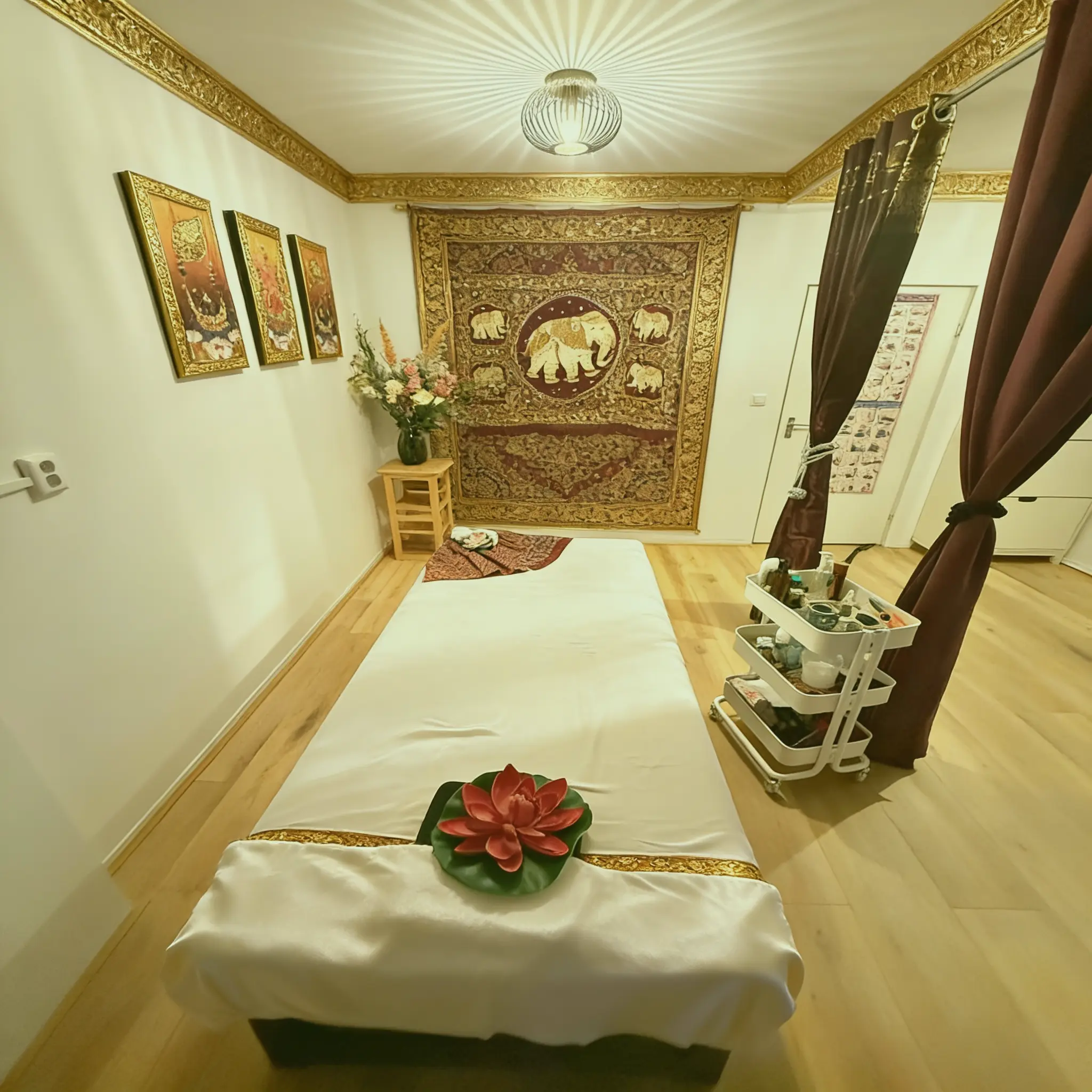 Relaxing Thai spa ambience